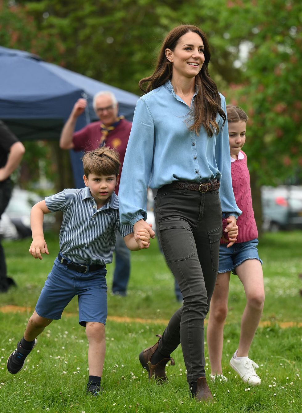 Kate Middleton and Prince Louis