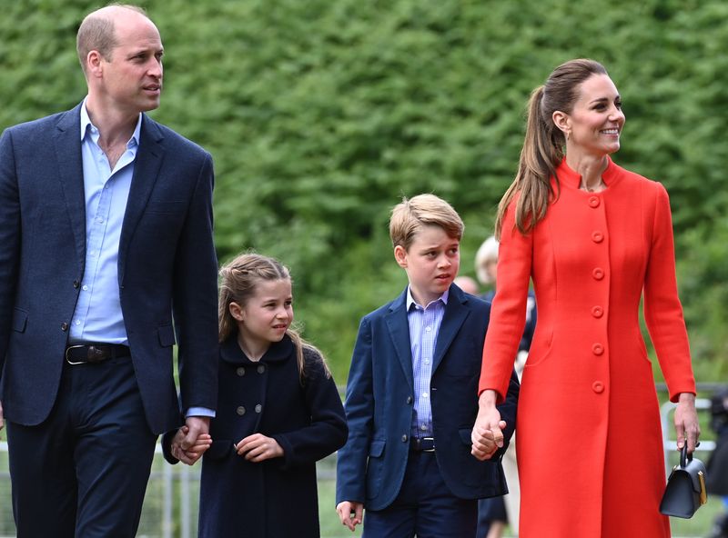 Kate Middleton and Prince William, Prince George and Princess Charlotte