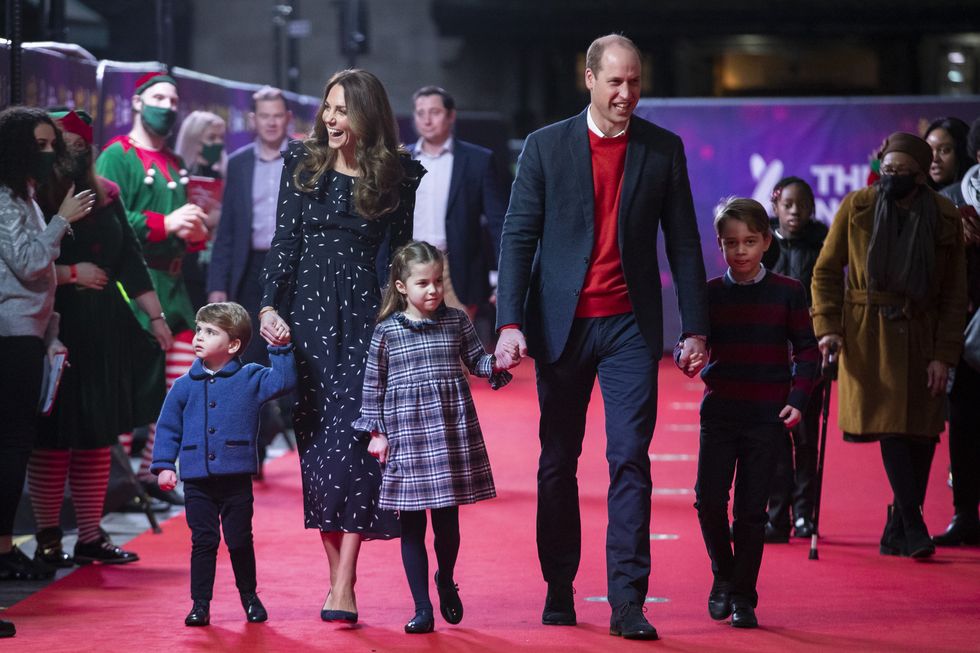 Kate Middleton and Prince William, Prince George, Princess Charlotte and Prince Louis