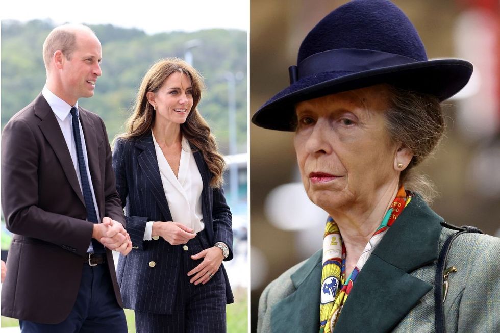 Kate Middleton and Princess Anne