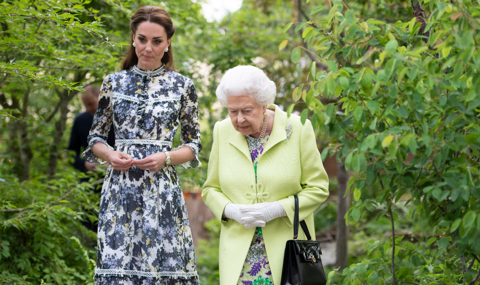 Kate Middleton and u200bQueen Elizabeth II