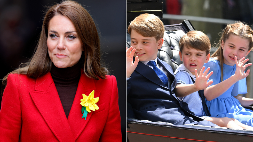 Kate Middleton, Prince George, Princess Charlotte and Prince Louis