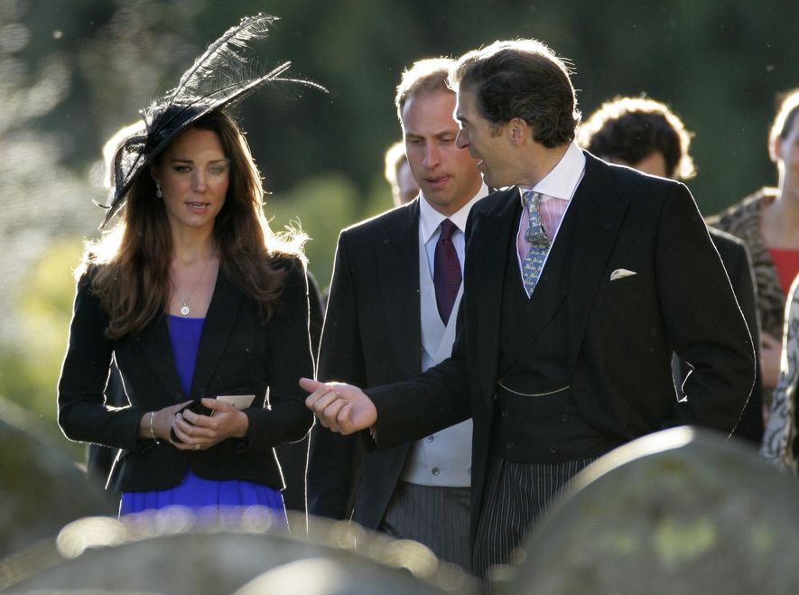 Kate Middleton, Prince William and Edward Van Cutsem