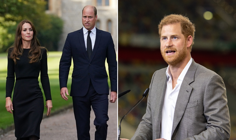 Kate Middleton, Prince William and Prince Harry