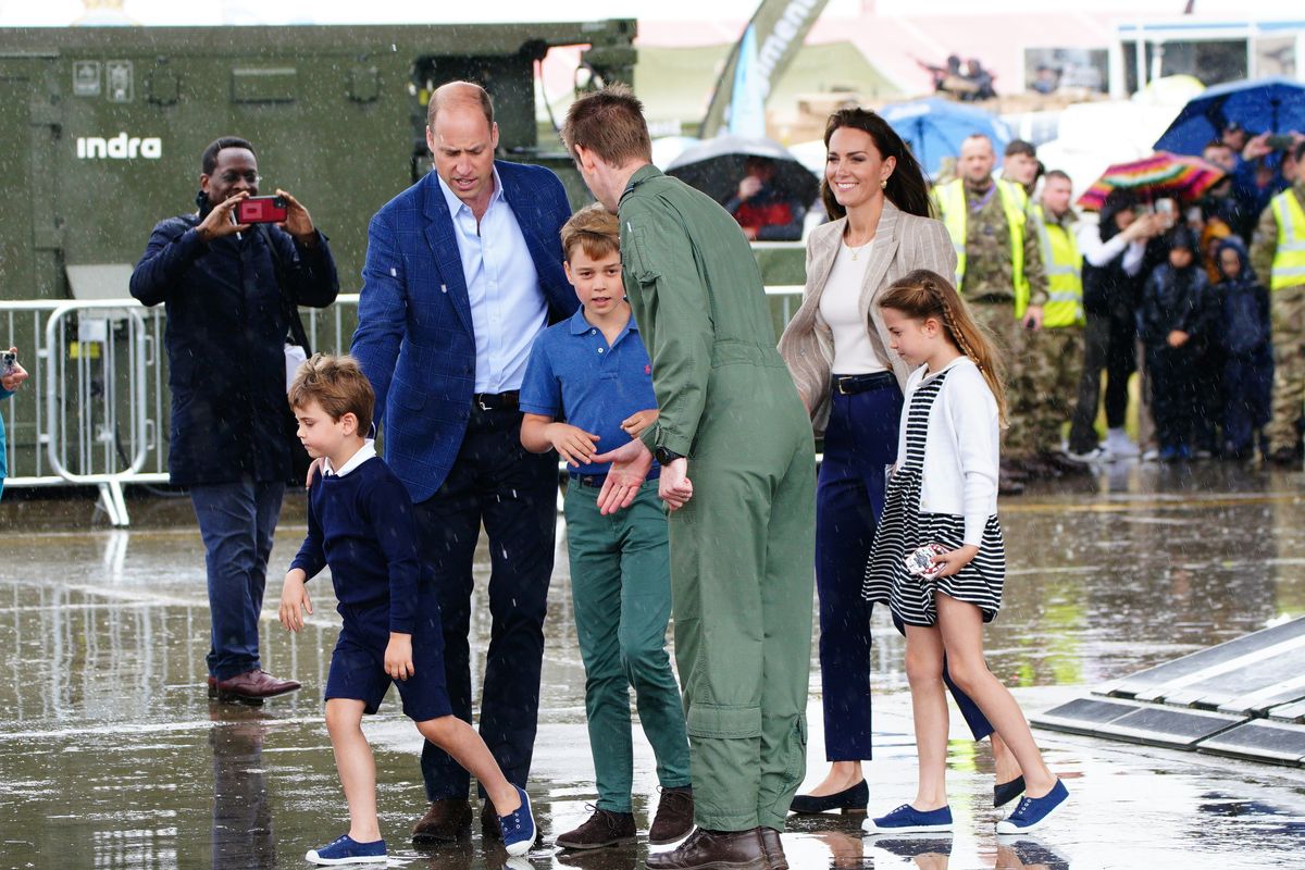 Kate Middleton and Prince William joined by George, Charlotte and Louis ...