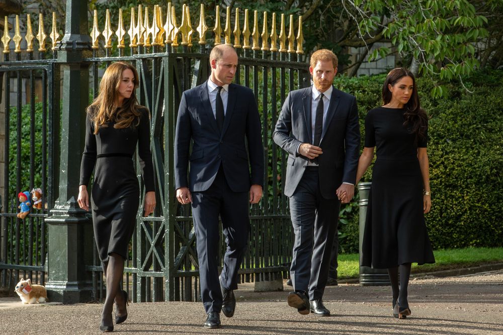 Kate Middleton, Prince William, Prince Harry and Meghan Markle