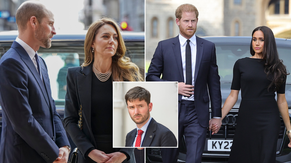 Kate Middleton, Prince William, Prince Harry and Meghan Markle