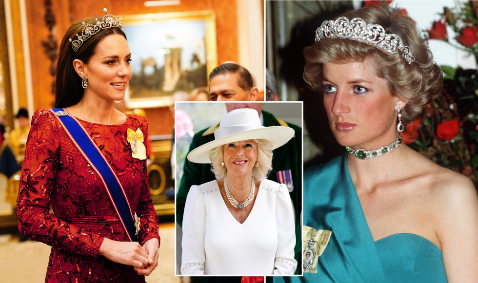 Kate Middleton, Queen Camilla and Princess Diana