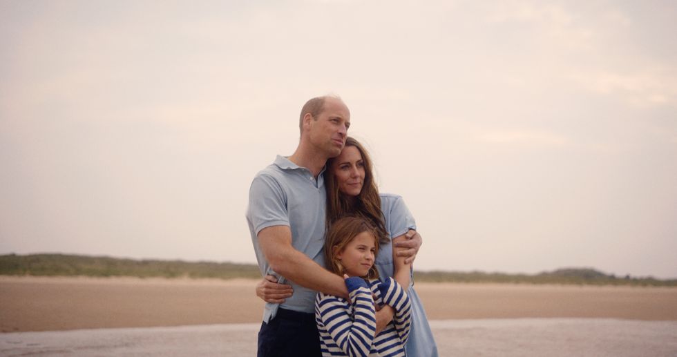 Kate, William and Charlotte