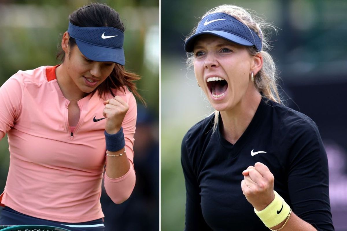Katie Boulter and Emma Raducanu will be carrying British hopes