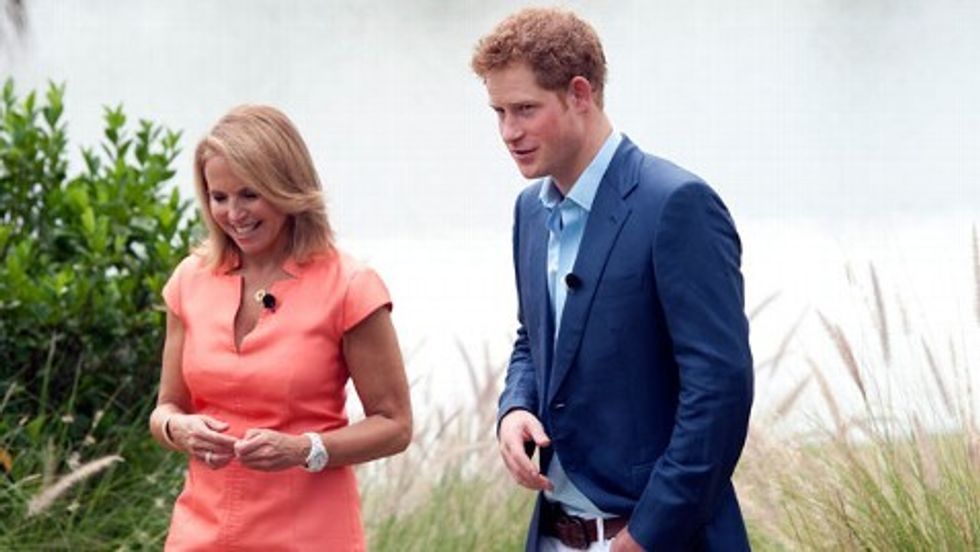 Katie Couric and Prince Harry