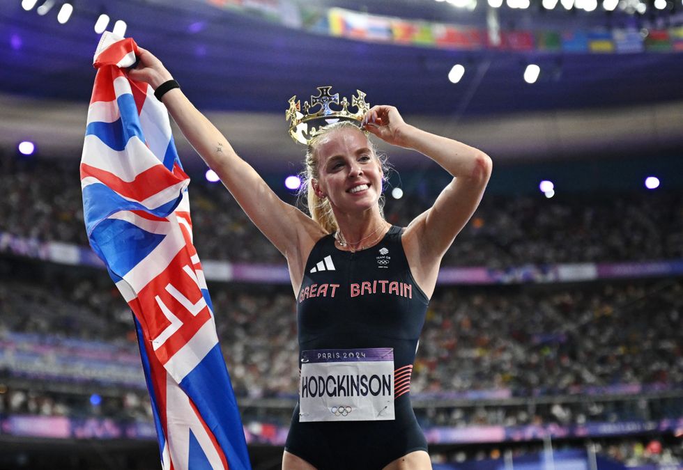 Keely Hodgkinson won gold for Team GB in the women's 800m