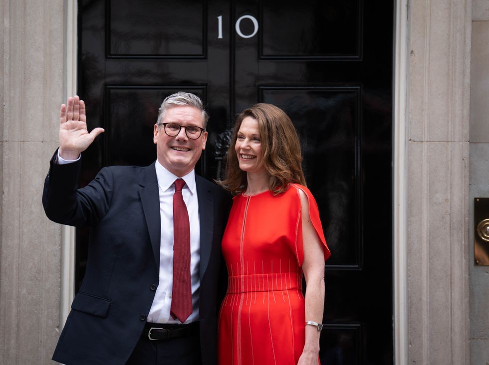 Keir and Victoria Starmer at No10