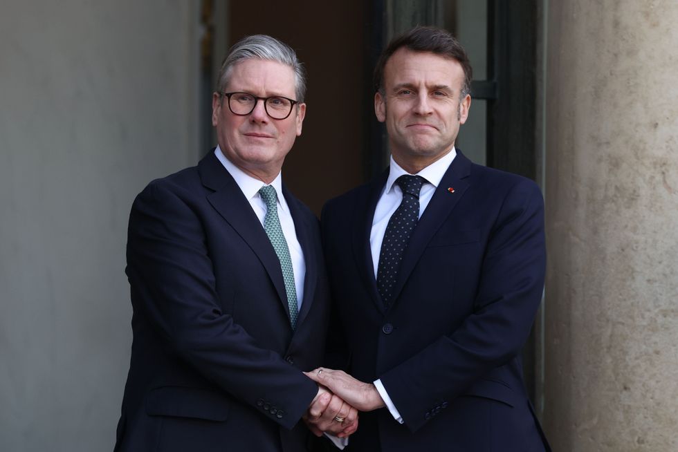 Keir Starmer and Emmanuel Macron