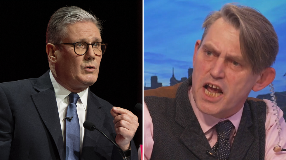 Keir Starmer and Gawain Towler