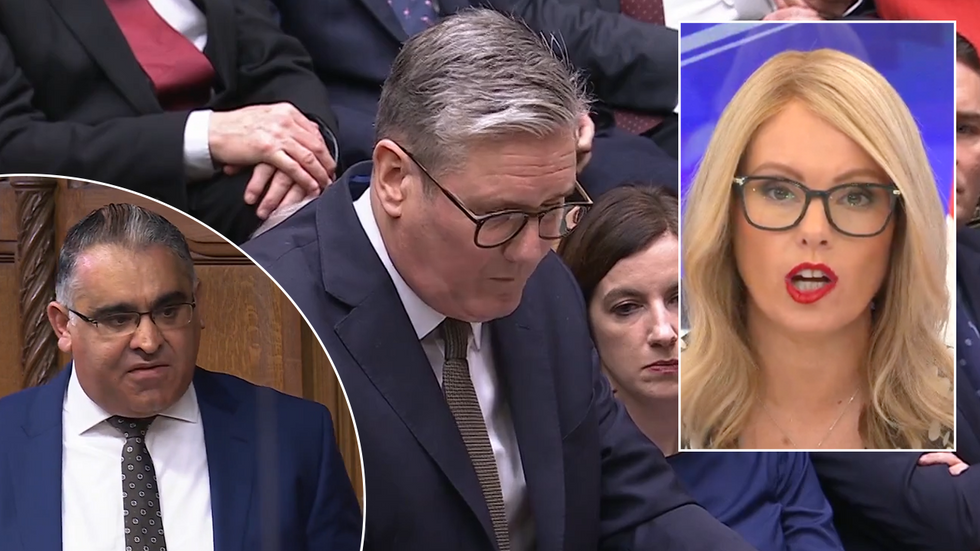 Keir Starmer and Michelle Dewberry