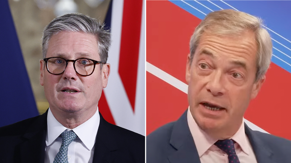 Keir Starmer and Nigel Farage