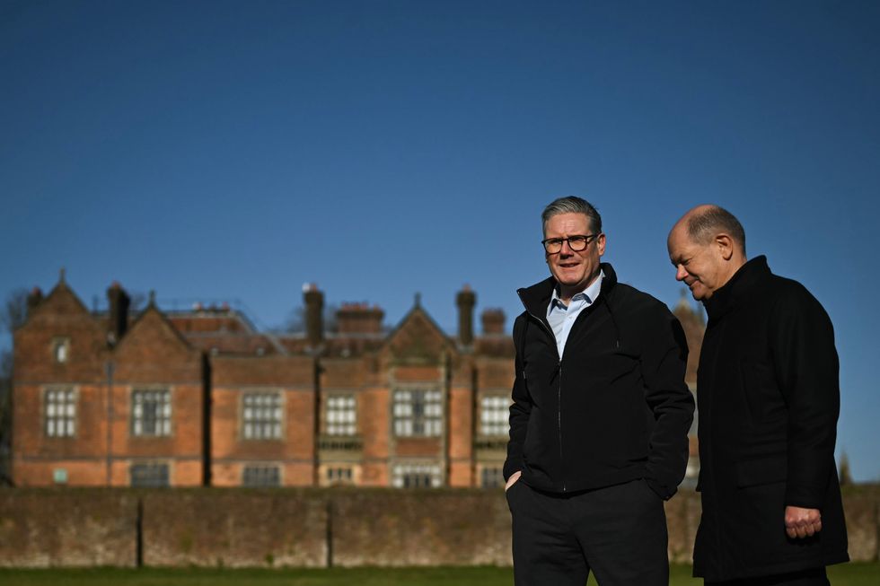 Keir Starmer and Olaf Scholz