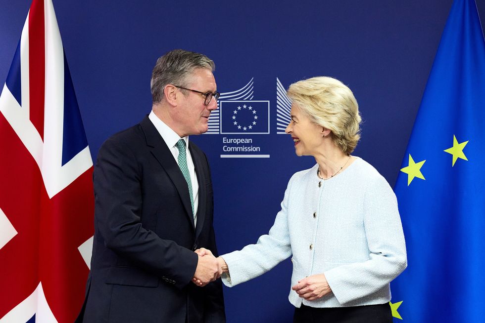 Keir Starmer and Ursula von der Leyen