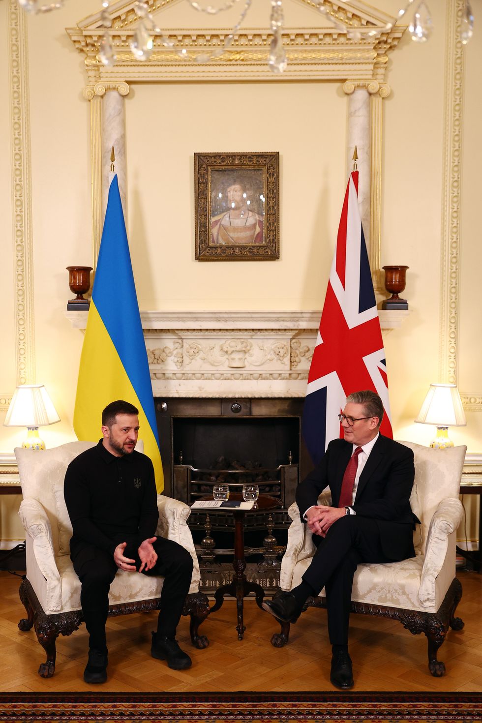 Keir Starmer and Volodymyr Zelensky