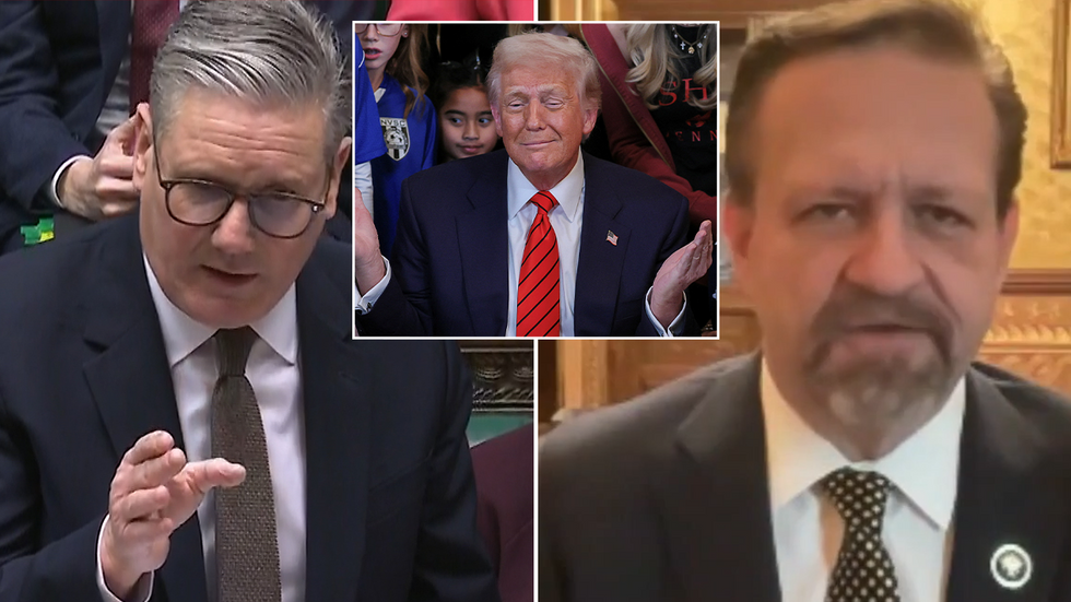 Keir Starmer, Donald Trump and Sebastian Gorka