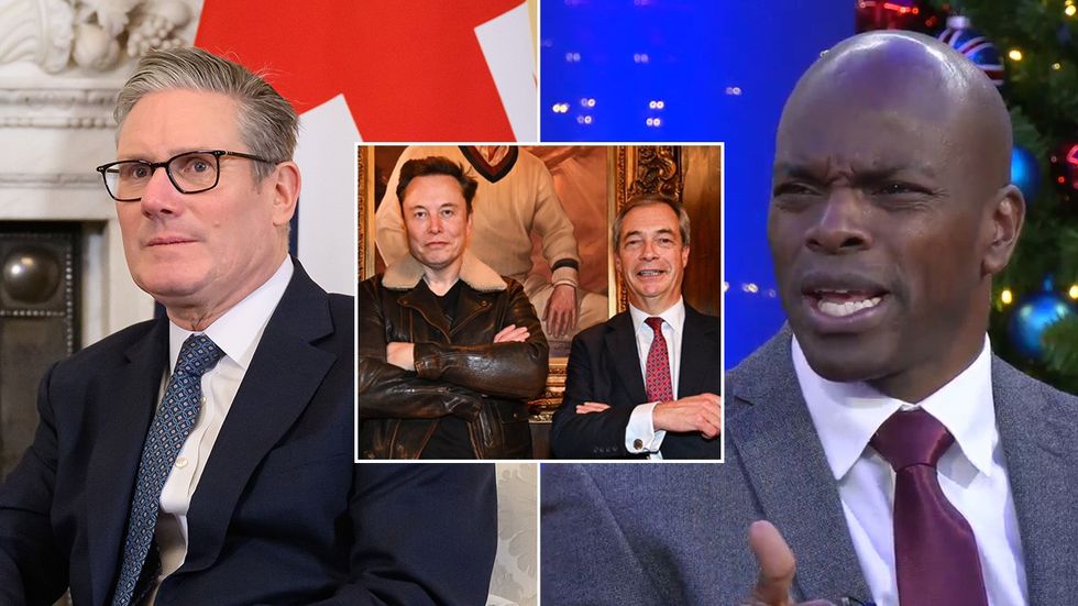 Keir Starmer, Elon Musk, Nigel Farage, Shaun Bailey