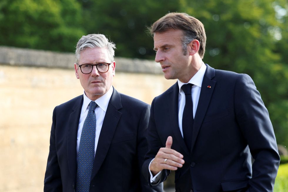 Keir Starmer, Emmanuel Macron