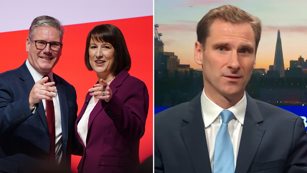 Keir Starmer, Rachel Reeves and Chris Philp