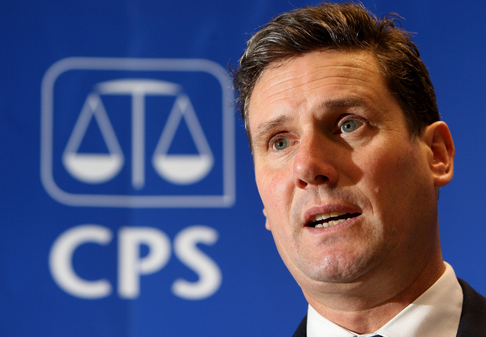 Keir Starmer was director of public prosecutions in 2012