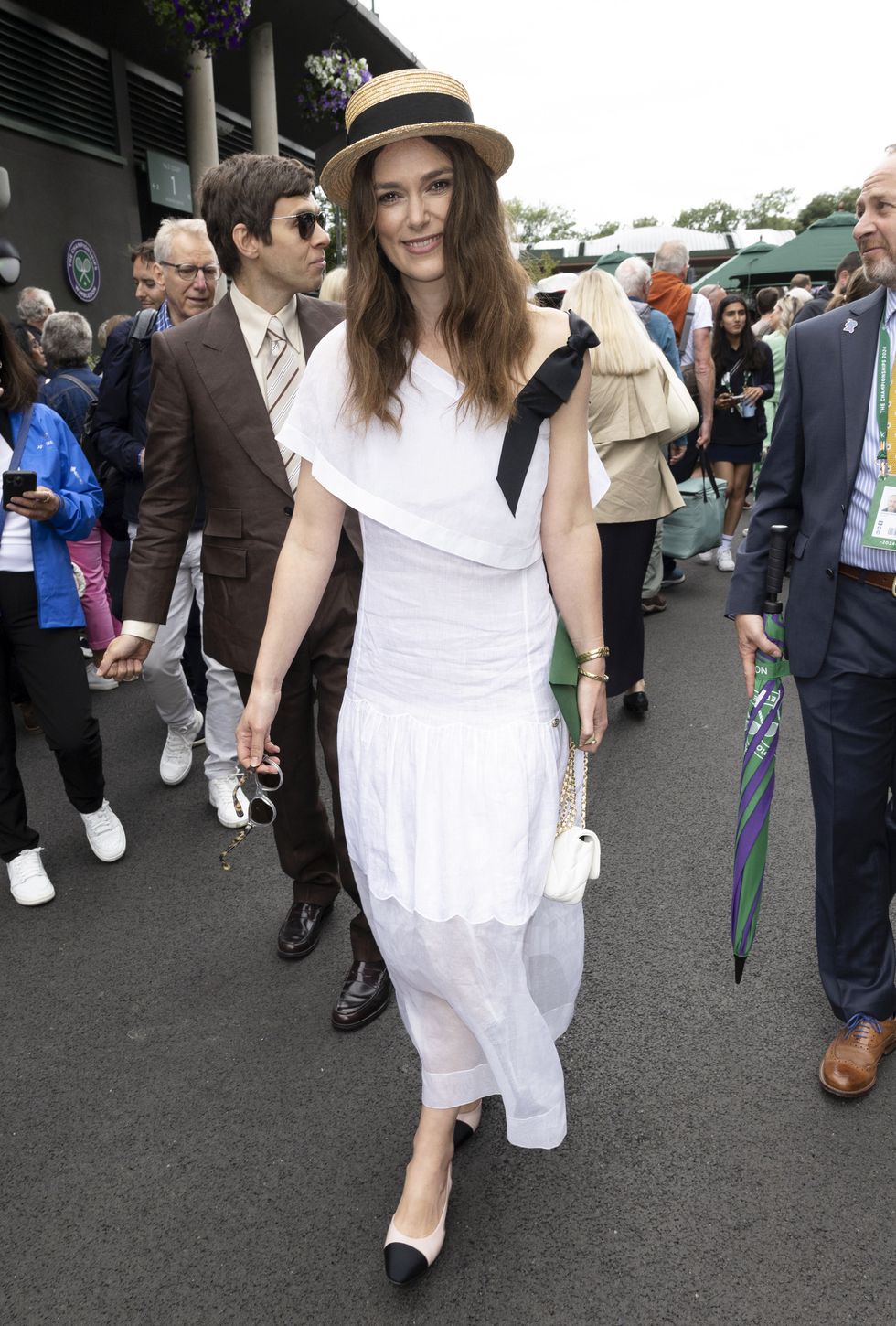 Keira Knightly at Wimbledon