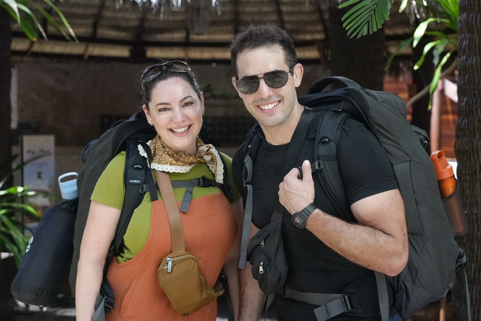 Kelly Brook and Jeremy Parisi