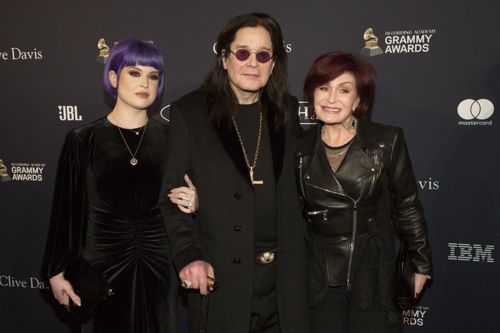 Kelly, Ozzy and Sharon Osbourne