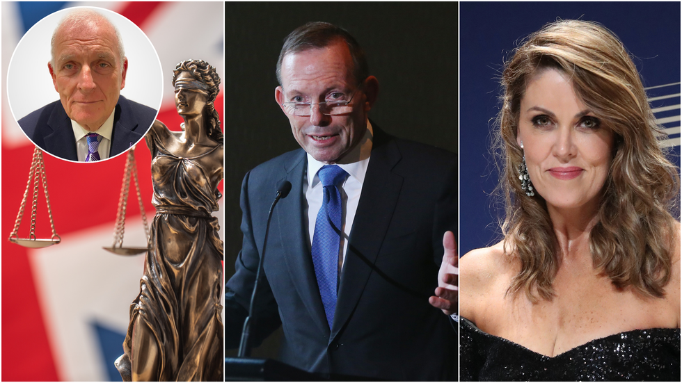 Kelvin MacKenzie, Tony Abbott and Peta Credlin