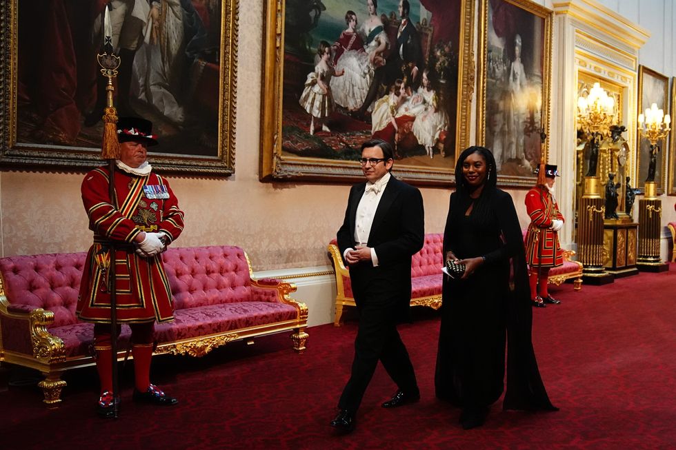 Kemi and Hamish Badenoch at Buckingham Palace