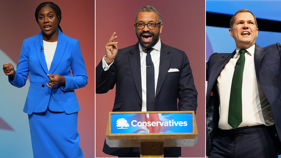 Kemi Badenoch, James Cleverly and Robert Jenrick are the three remaining candidates