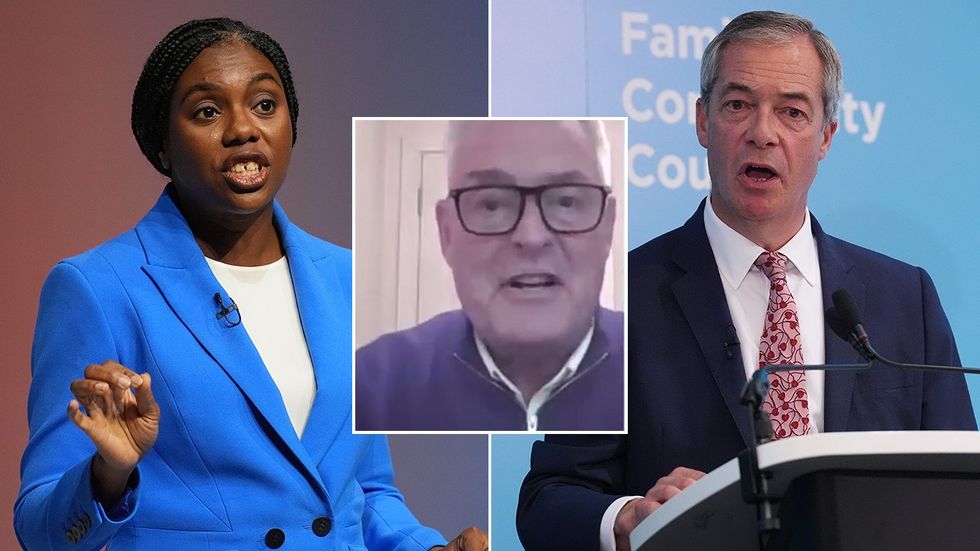 Kemi Badenoch, Nigel Farage, Lee Anderson