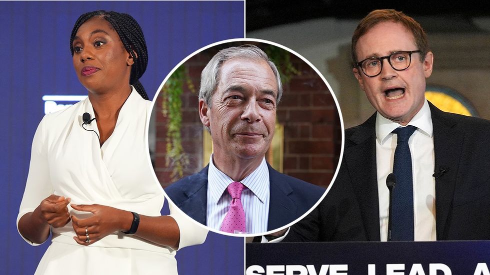 Kemi Badenoch, Nigel Farage, Tom Tugendhat