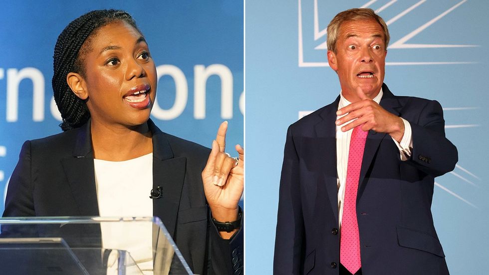 Kemi Badenoch, Nigel Farage