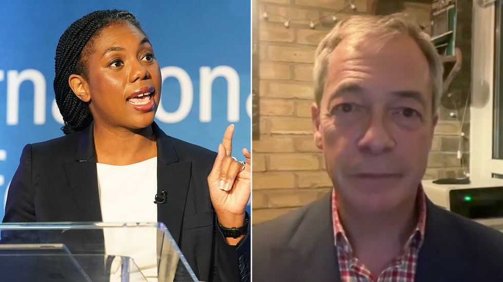 Kemi Badenoch, Nigel Farage