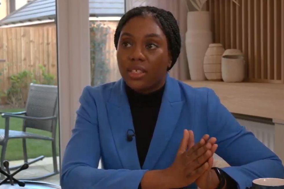 Kemi Badenoch sat down with Christopher Hope in Peterborough