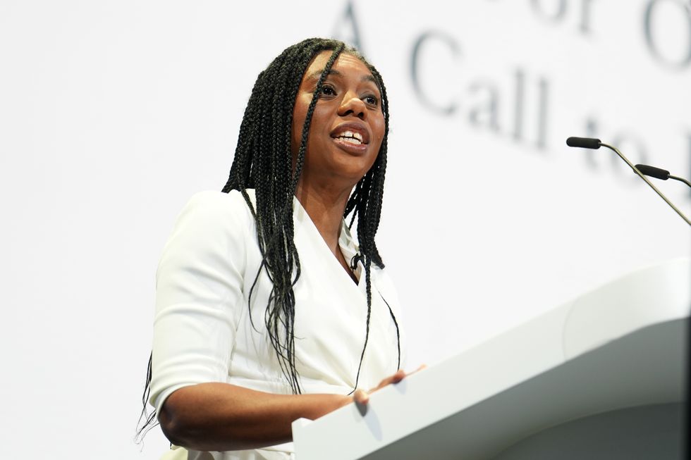 Kemi Badenoch speaking at the Arc Conference 2025