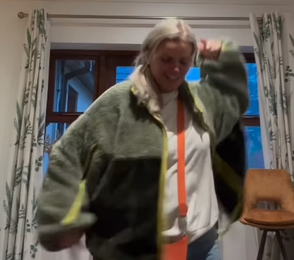 Kerry Katona dancing