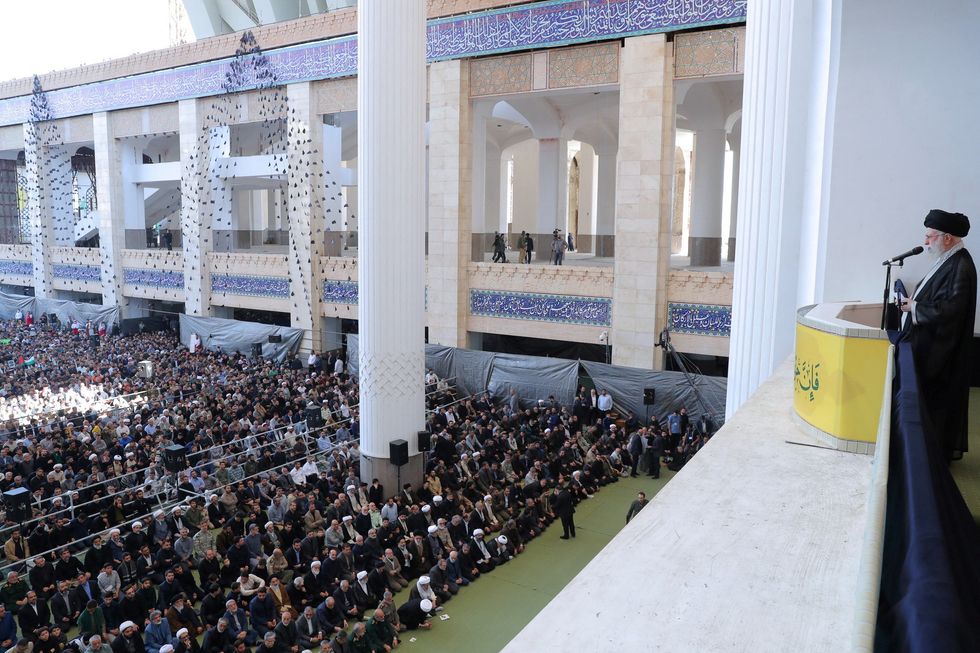 Khamenei in Tehran