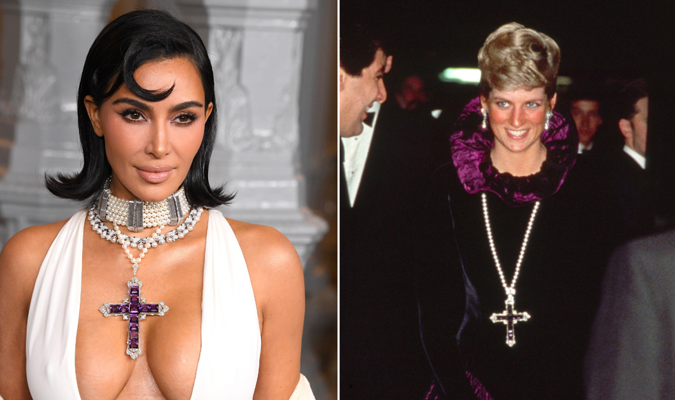 Kim Kardashian and Princess Diana