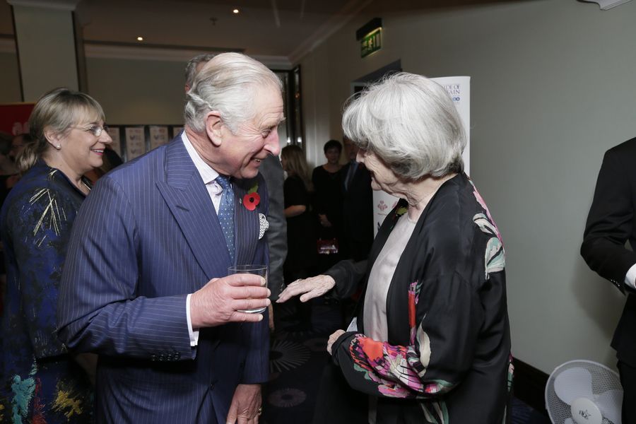 King Charles and Dame Maggie Smith