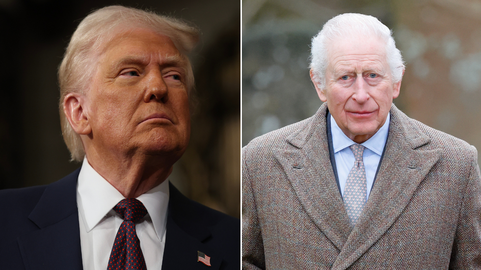 King Charles and Donald Trump