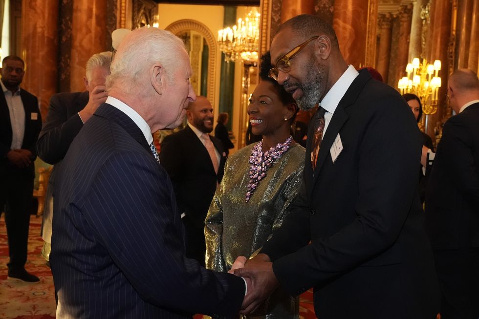 King Charles and Lenny Henry