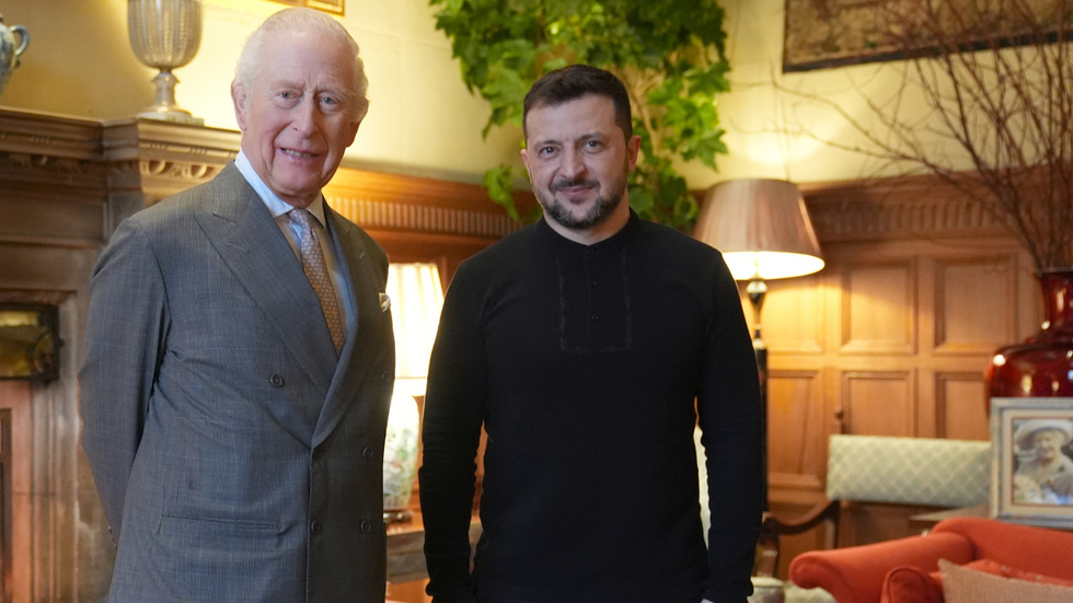 King Charles and President Zelensky