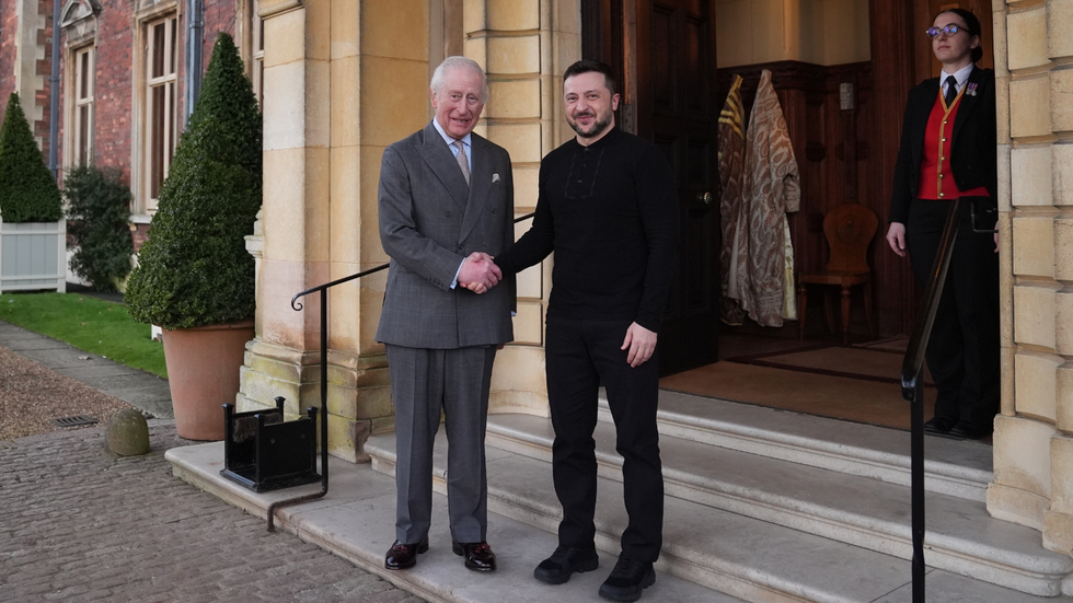 King Charles and President Zelensky