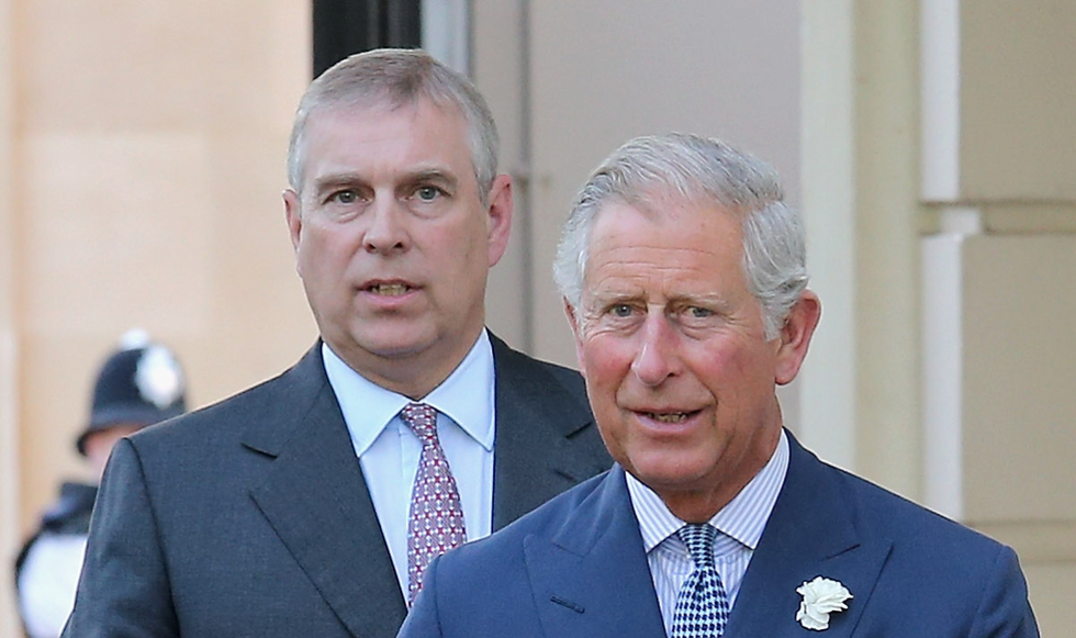 King Charles and Prince Andrew